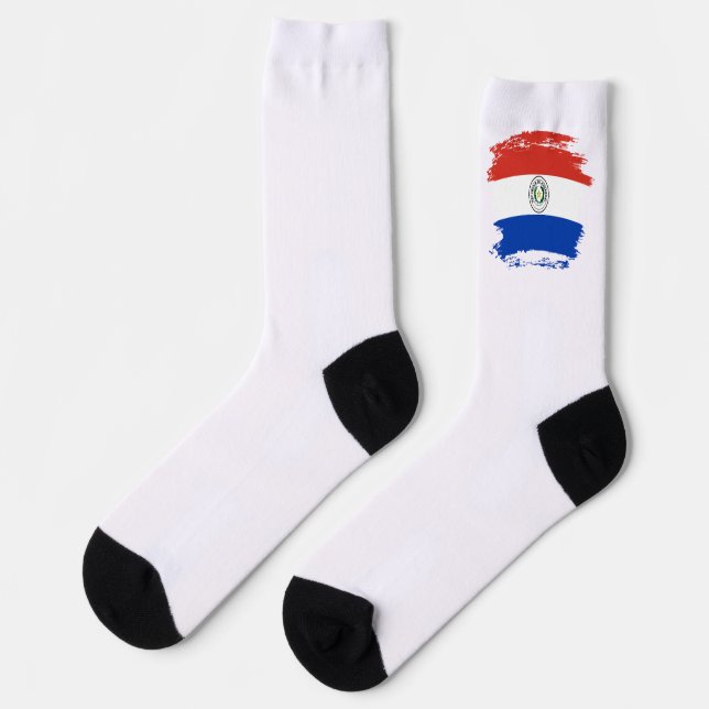 Paraguay flag socks (Left)