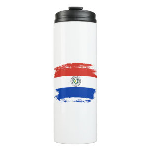 Paraguay flag thermal tumbler
