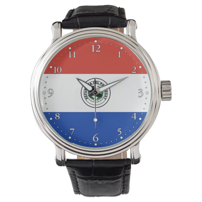 Paraguay Flag Watch (Front)