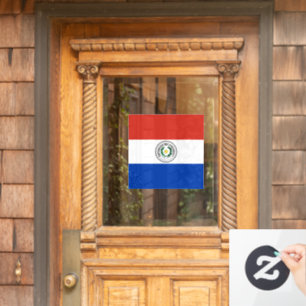 Paraguay flag window cling