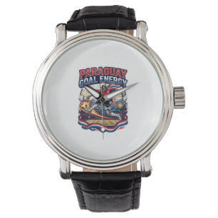 Paraguay Goal Energy Skeleton Striker Nations Bold Watch