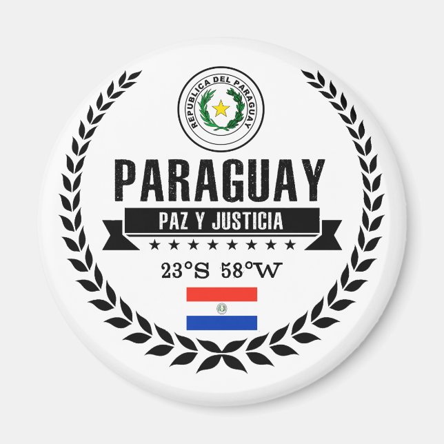Paraguay Magnet (Front)