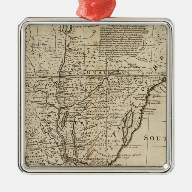 Paraguay Metal Tree Decoration (Front)