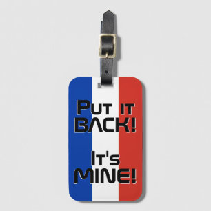 Paraguay National Flag Funny Patriotic Luggage Tag