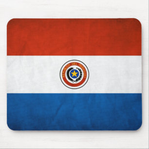 Paraguay National Flag Mouse Mat