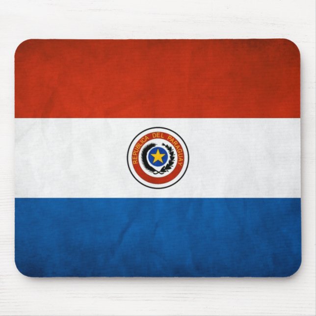 Paraguay National Flag Mouse Mat (Front)