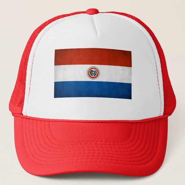 Paraguay National Flag Trucker Hat (Front)