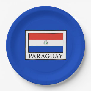 Paraguay Paper Plate
