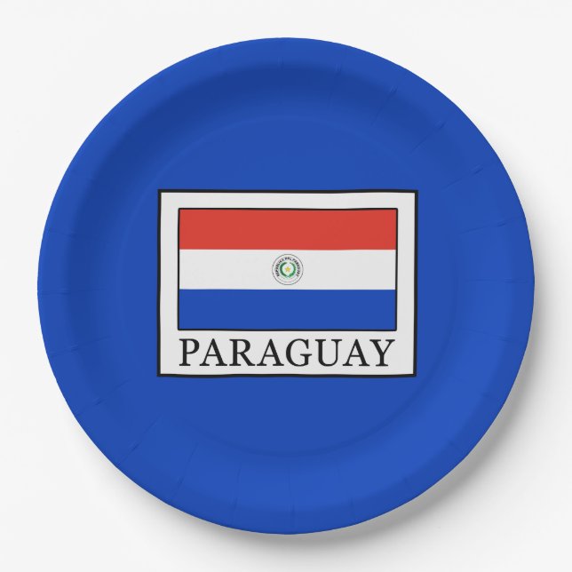 Paraguay Paper Plate (Front)