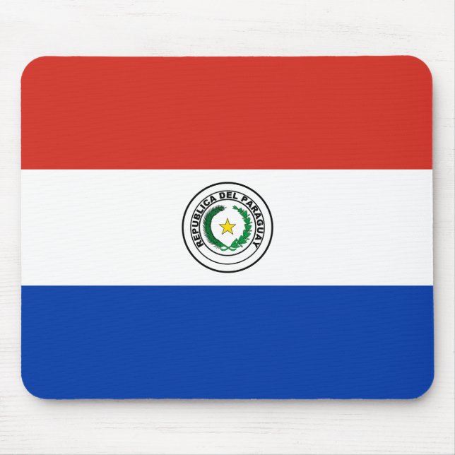 Paraguay (Paraguayan) Flag Mouse Mat (Front)