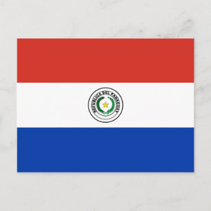 Paraguay (Paraguayan) Flag Postcard