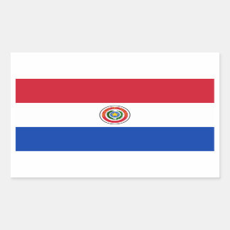 Paraguay/Paraguayan Flag Rectangular Sticker