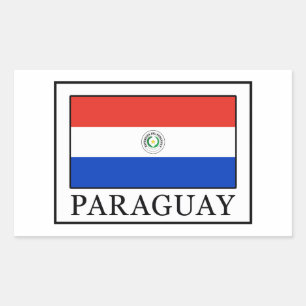Paraguay Rectangular Sticker