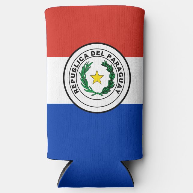 Paraguay Seltzer Can Cooler (Front)