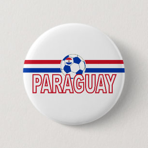 Paraguay soccer Football 2010 Button Badge