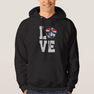 Paraguay Soccer Love Paraguayan Fan Flag   Hoodie