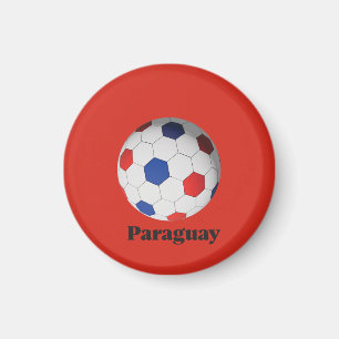 Paraguay Soccer Magnet