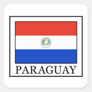Paraguay Square Sticker