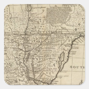 Paraguay Square Sticker