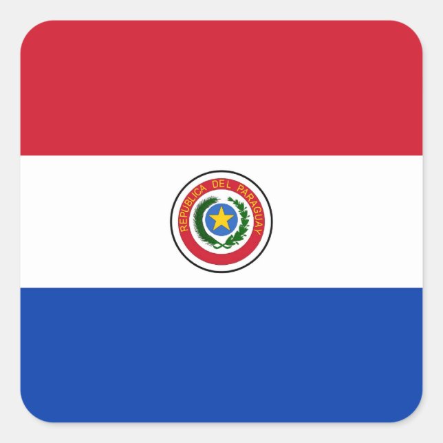 PARAGUAY SQUARE STICKER (Front)