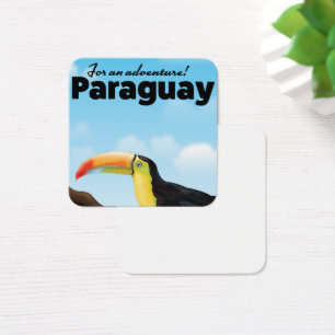 Paraguay Toucan travel poster