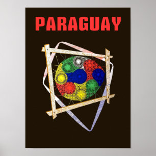 Paraguay travel poster