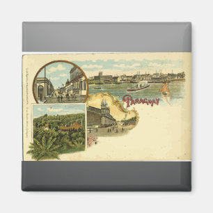 Paraguay, Vintage Magnet