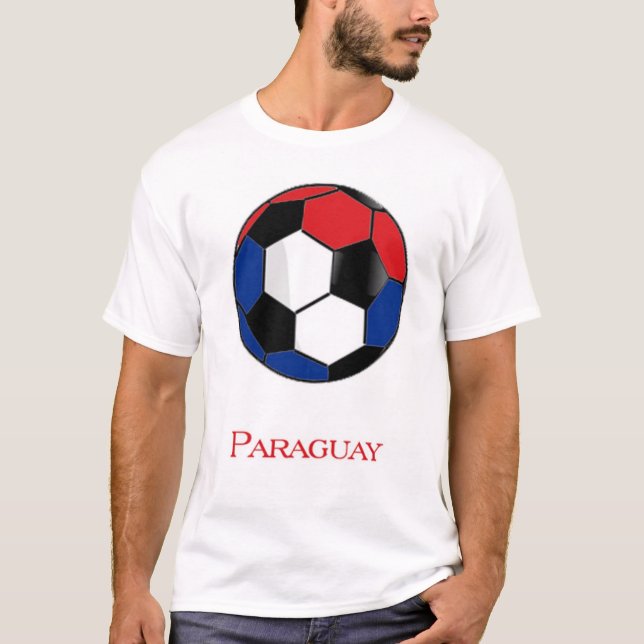 Paraguay World Cup Soccer T-Shirt (Front)