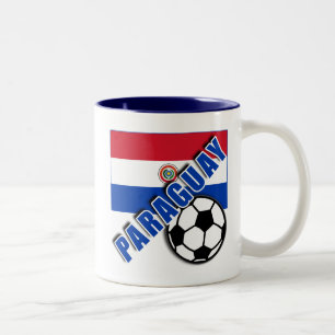 PARAGUAY World Soccer Fan Tshirts Two-Tone Coffee Mug