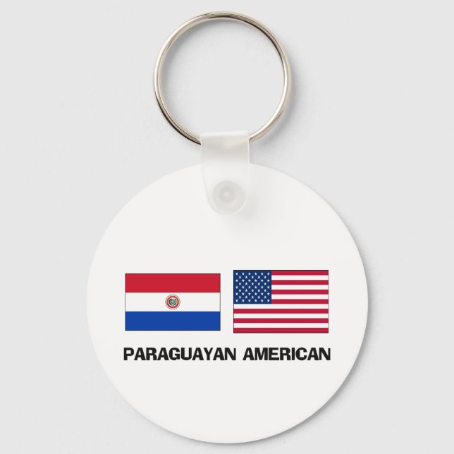 Paraguayan American Key Ring (Front)
