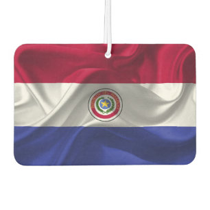Paraguayan flag car air freshener