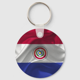 Paraguayan flag key ring