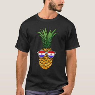 Paraguayan Pineapple Paraguay Flag Sunglasses Summ T-Shirt