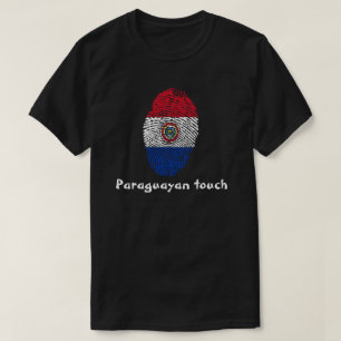 Paraguayan touch fingerprint flag T-Shirt