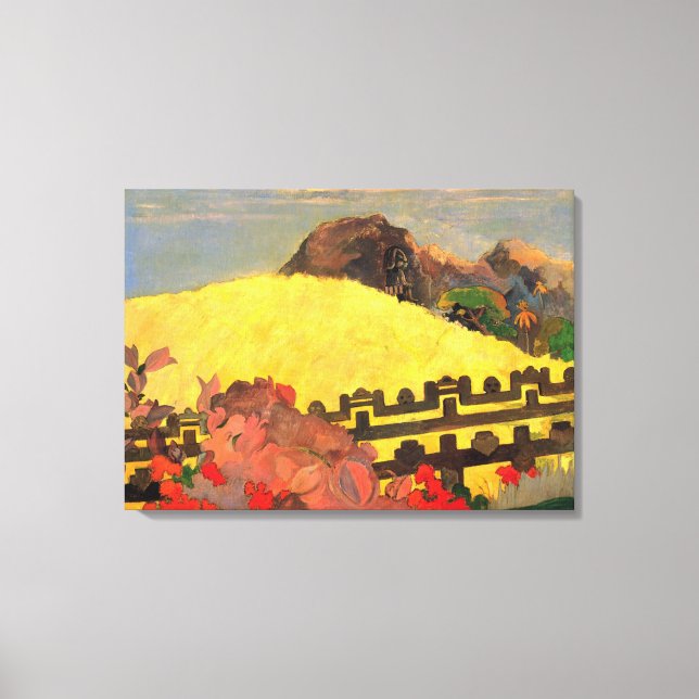'Parahi Te Marae' - Paul Gauguin Canvas Print (Front)
