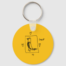 Parakeet keychain