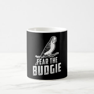 Parakeet Lover Fear The Budgie Budgerigar Budgie Coffee Mug