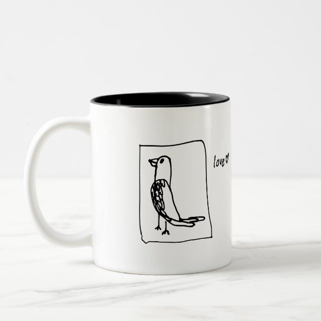 parakeet mug (Left)