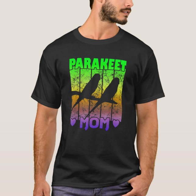 Parakeet Mum T-Shirt (Front)