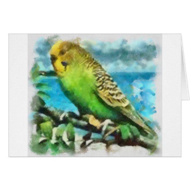 Parakeet on the Island (Front Horizontal)