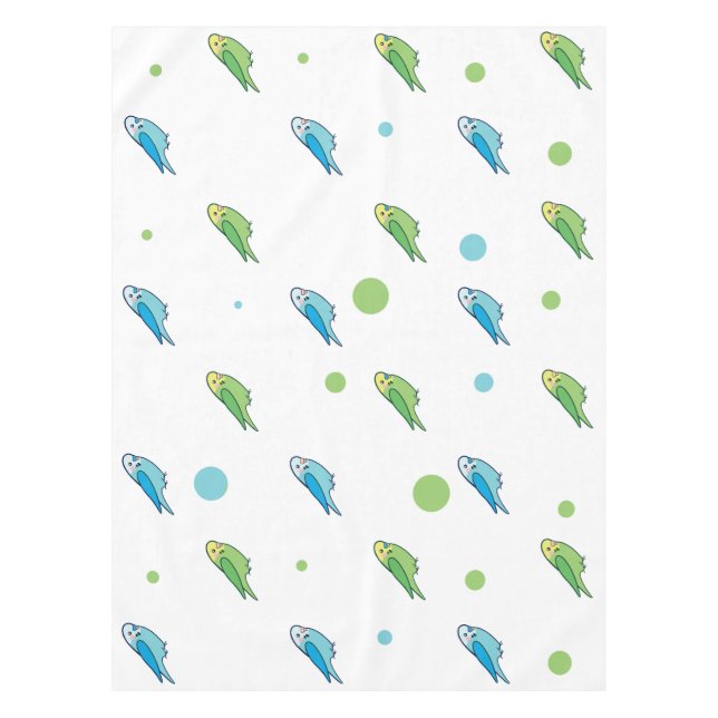 Parakeet Tablecloth (Front)