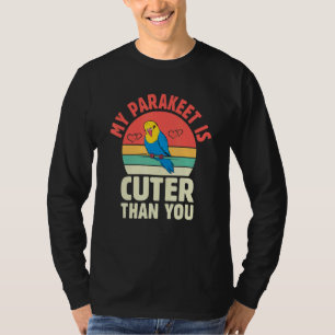 Parakeet   Zookeper Budgie Parrot   Zoo Keeper Pet T-Shirt