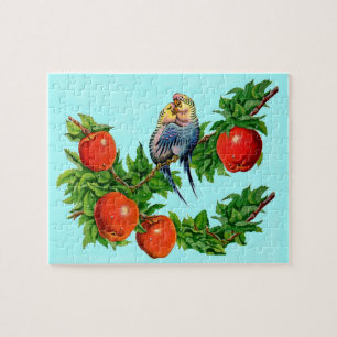 parakeets in love jigsaw puzzle