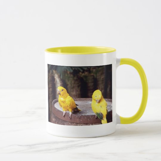 parakeets mug