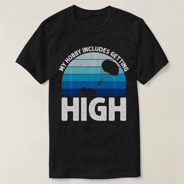 Parakiter Ornament Parasailing Equipment Parasaile T-Shirt (Design Front)