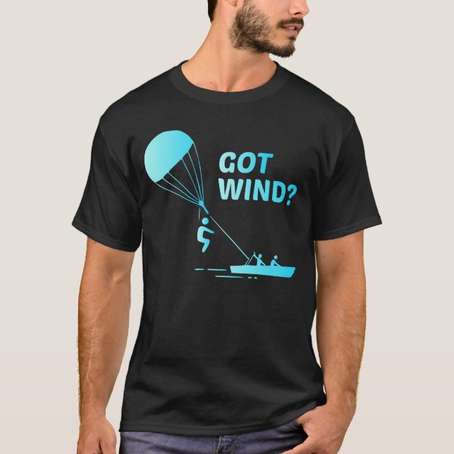 Parakiting Parasailing Parascending Skydiving  T-Shirt (Front)