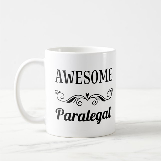 Paralegal Appreciation Gift Idea Coffee Mug (Left)