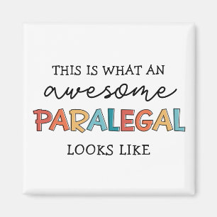 Paralegal Awesome Legal Assistant Funny Magnet