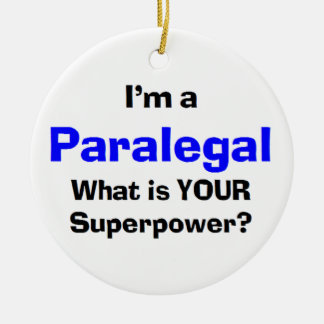 paralegal ceramic tree decoration
