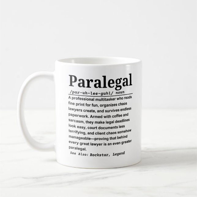 Paralegal Coffee Mug (Left)